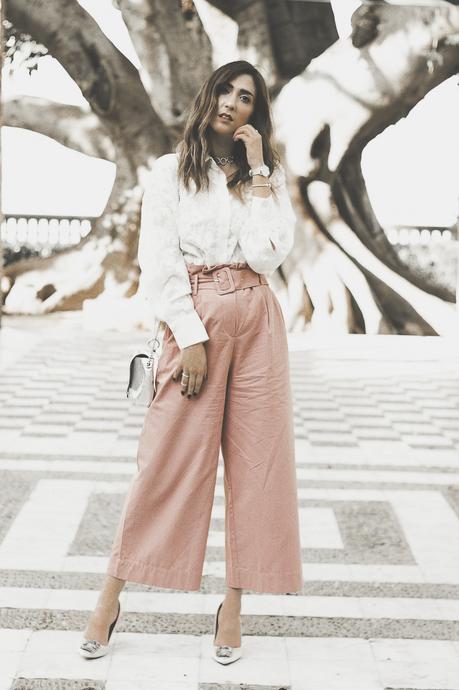 PALAZZO PINK CROPPED PANTS+HOUSE TOUR