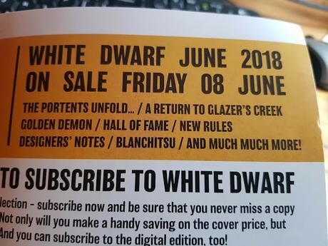 Fotos completas de los precios de lanzamientos de W40K para Mayo