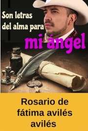 Son letras del alma para mi ángel