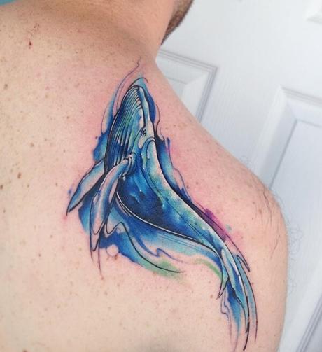 30 Tatuajes de ballenas - Parte 2