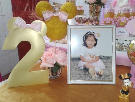 👶 🎈 🍰 🍭 FIESTA INFANTIL MINNIE GOLD 👶 🎈 🍰 🍭