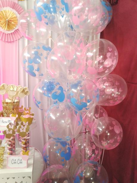 👶 🎈 🍰 🍭 FIESTA INFANTIL MINNIE GOLD 👶 🎈 🍰 🍭