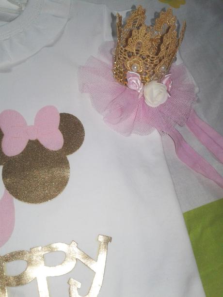 👶 🎈 🍰 🍭 FIESTA INFANTIL MINNIE GOLD 👶 🎈 🍰 🍭