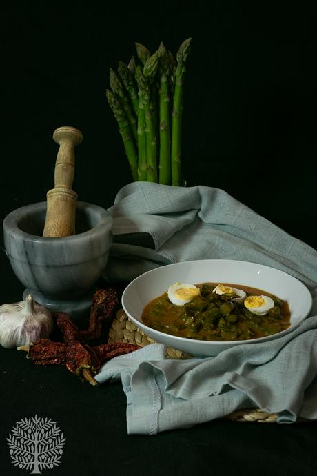 Espárragos esparragados Espárragos esparragados, receta de Jaén
