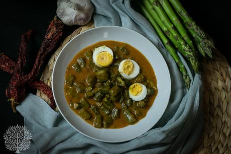 Espárragos esparragados Espárragos esparragados, receta de Jaén