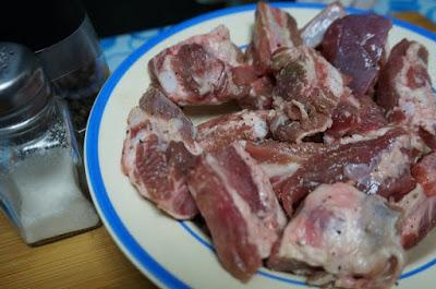 Costillas de cerdo al vino blanco
