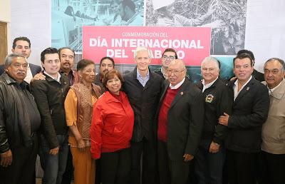 CONMEMORAN EN EDOMÉX DÍA INTERNACIONAL DEL TRABAJO