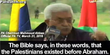 Despreciables declaraciones del antisemita Abbas.