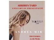 Andrea presentará disco Marula Café