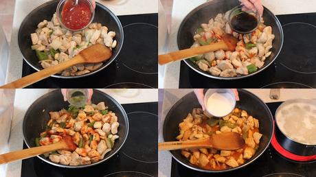 RECETA -  Pollo con almendras chino