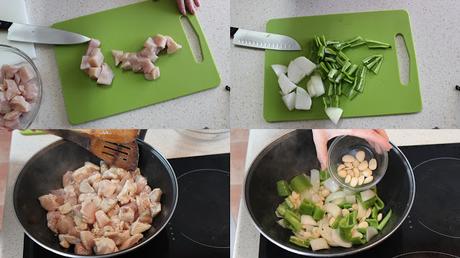 RECETA -  Pollo con almendras chino