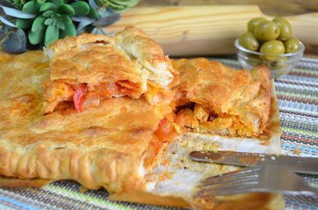 EMPANADA DE POLLO como se hace, como se hace empanadas, empanada con pollo recetas, empanada de pollo, empanadas, empanadas con hojaldre, empanadas recetas, recetas, recetas de empanada con pollo, recetas de empanadas, las delicias de mayte,