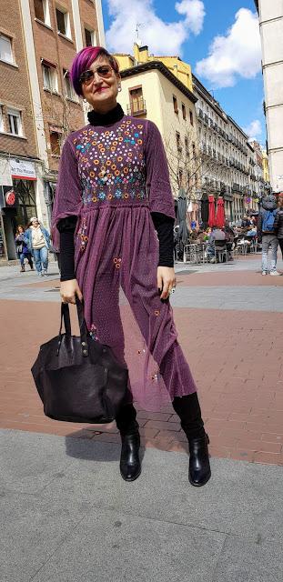 Violeta y transparencias