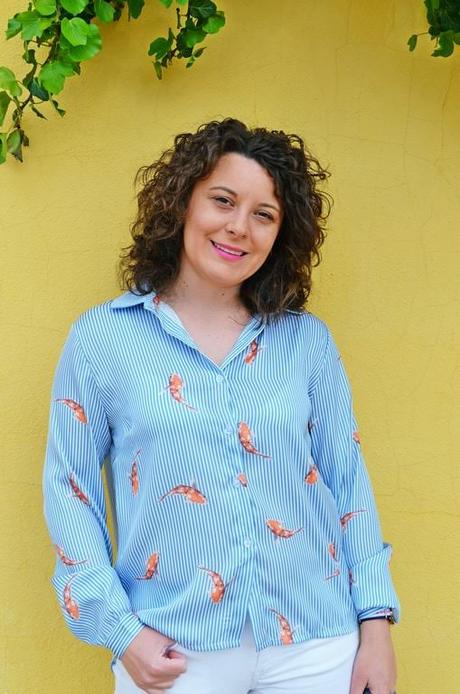 Blusa estampado de peces