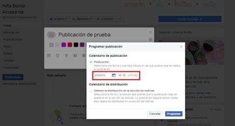 Como programar estados en la fan page de Facebook Como programar estados en la fan page de Facebook