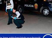 “mira, robo mato encima, fugo como nada”...