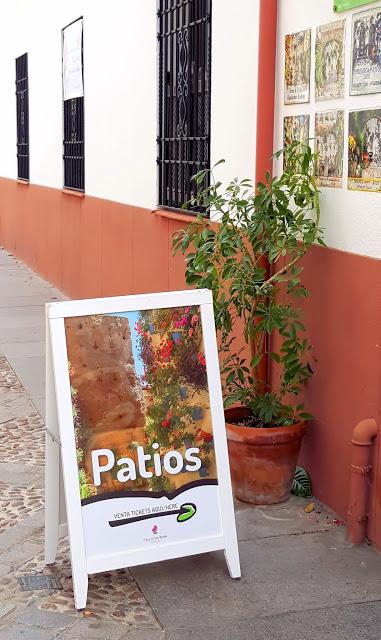 El patio de su casa...