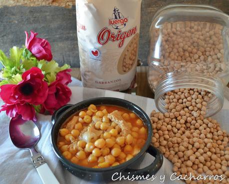 Garbanzos con callos y chorizo