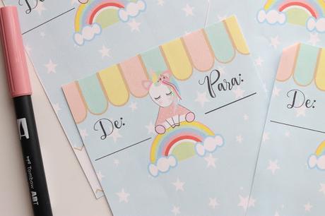 Invitación de cumpleaños de unicornio Invitación de cumpleaños de unicornio