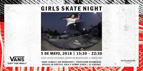 Girls Skate Night vans barcelona