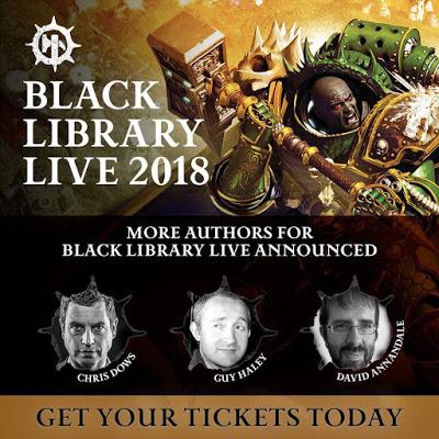 3 nuevos autores confirmados para Black Library Live 2018
