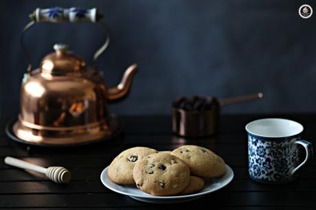 Cookies con uvas pasas y miel raisins-and-honey-cookies, galletas-de-miel-y-pasas