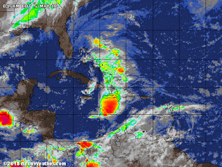 Disturbio tropical afectará hoy a Rep. Dominicana.
