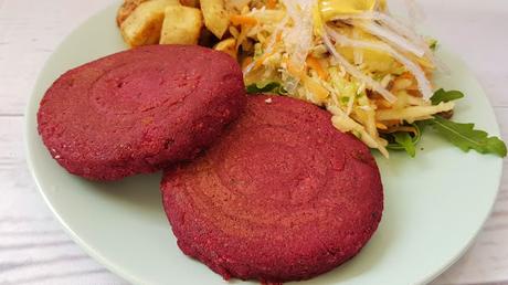 Hamburguesas de remolacha y quinoa