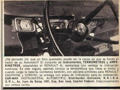 Instrumental para el Renault 4L Instrumental para el Renault 4L