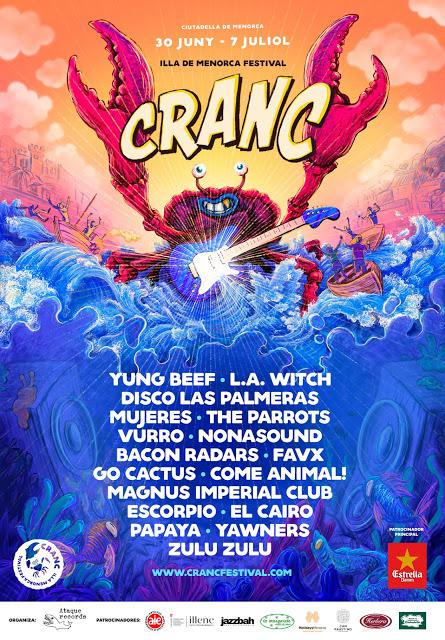 [Noticia] Cartel del Cranc Illa de Menorca Festival 2018