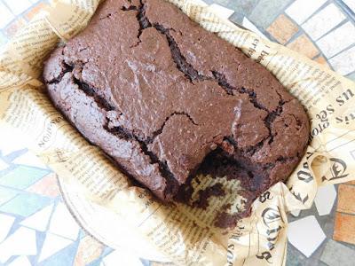 Brownie de chocolate vegano Brownie de chocolate vegano