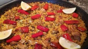 Receta de cocina: “Paella de carne con habas y alcachofas” Receta de cocina: “Paella de carne con habas y alcachofas”