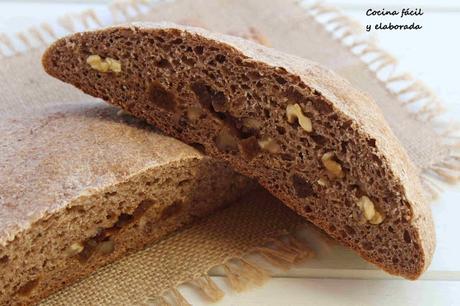 PAN INTEGRAL CON PASAS Y NUECES