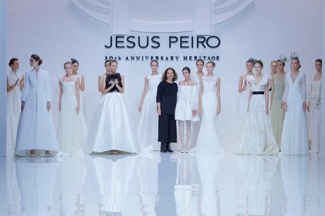 Jesus Peiro celebra su 30 aniversario en la Barcelona Bridal Week con su colección Heritage