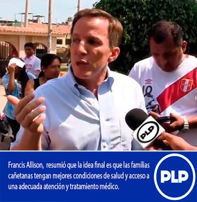 Francis Allison: LO QUE HAGO EN LA CAMPAÑA ES LO QUE HAGO COMO GOBIERNO…