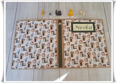 CARPETA EN CARTONAJE PARA NESKA CARPETA EN CARTONAJE PARA NESKA