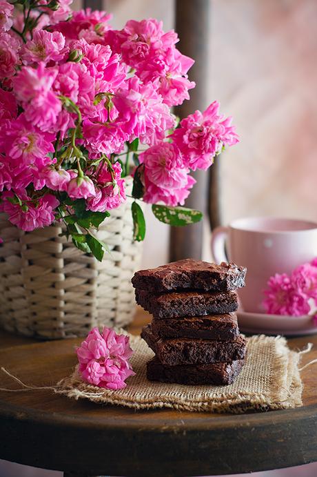 Brownie de chocolate para una dulce espera