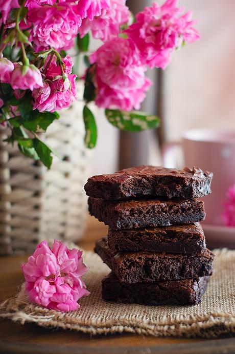 Brownie de chocolate para una dulce espera