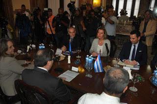 Federica Mogherini-Bruno Rodíguez La Habana Blog Cuba, Isla Mía UE cumbre ministerial en Bruselas