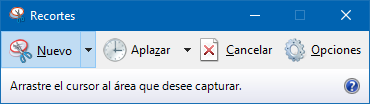 Captura de pantalla Libre Recortes captura de pantalla