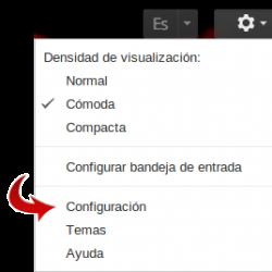 Configuracion Cuenta GMail