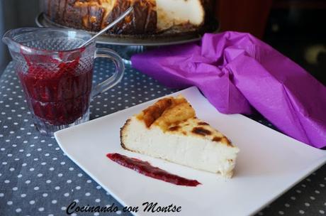 Tarta de queso con leche condensada