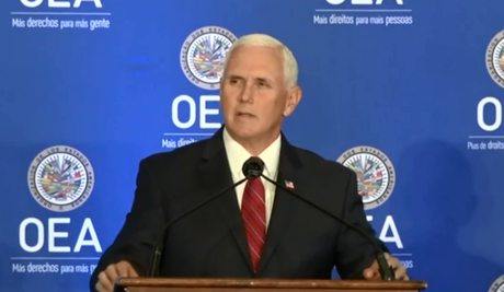 Resultado de imagen para mike pence ante la oea