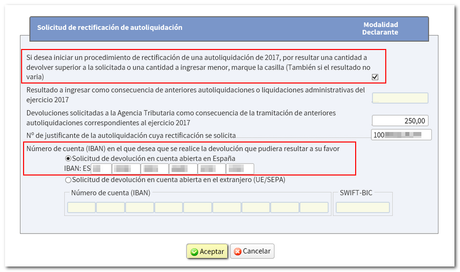 Cómo modificar la Renta 2017 Cómo modificar la Renta 2017