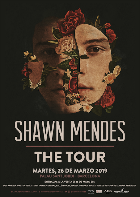 Shawn Mendes anuncia gira mundial con un único concierto en España el 26 de marzo de 2019 en Barcelona