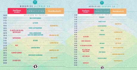 Horarios del Festival Tomavistas 2018