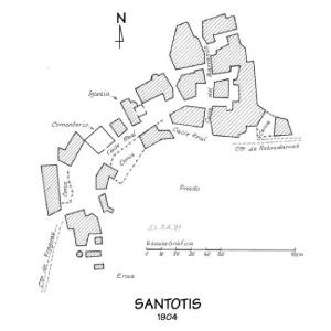 Santotis, un pueblo privado (y abandonado)