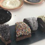 Pasteles de Brazo gitano de Chocolate