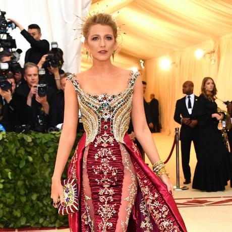 MET GALA 2018: BLAKE LIVEY & VERSACE