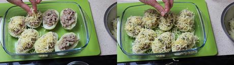 RECETA - PATATAS RELLENAS DE CARNE GRATINADAS